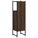 vidaXL Armoire de salle de bain chêne marron 33x33x120 5 cm