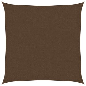 vidaXL Voile d'ombrage 160 g/m² Marron 3 6x3 6 m PEHD