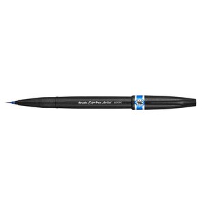 Pentelarts stylo pinceau sign pen artist  bleu claire pentel arts