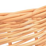 vidaXL Arbre à chat avec griffoir en sisal Naturel Bois de saule