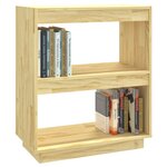vidaXL Bibliothèque 60x35x71 cm bois de pin massif