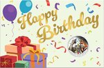 Pièce de monnaie en Argent 50 Cents g 15.57 (1/2 oz) Millésime 2026 Happy Birthday HAPPY BIRTHDAY 1/2