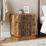 vidaXL Table de chevet 2 pc Bois ancien 43 x 34 5 x 47 cm