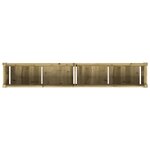 vidaXL Jardinière 180x31x31 cm bois de pin imprégné