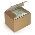 Boîte carton brune d'expédition rajapost 25x20x10 cm (lot de 50)