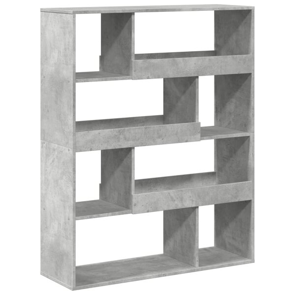 vidaXL Cloison de séparation gris béton bois d'ingénierie