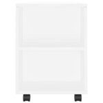 vidaXL Meuble TV blanc 102x34 5x43 cm bois d'ingénierie