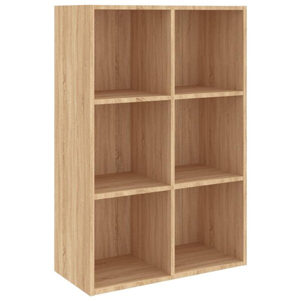 vidaXL Bibliothèque/Buffet chêne sonoma 66x30x98 cm bois d'ingénierie