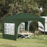vidaXL Tente de fête pop-up 290 x 290 x 245 cm Vert