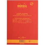 Bloc 'coloR' N°16 COQUELICOT 14 8x21cm 70F agrafées 90g ligné CLAIREFONTAINE