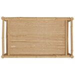vidaXL Table basse de jardin 100x55x33 cm bambou
