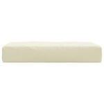 vidaXL Coussin de palette crème 60x60x8 cm tissu oxford
