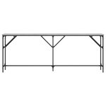 vidaXL Table console sonoma gris 200x29x75 cm bois d'ingénierie