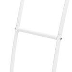 vidaXL Arche de mariage Blanc 223 x 45 x 201 cm Acier