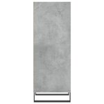 vidaXL Buffet gris béton 34 5x32 5x90 cm bois d'ingénierie