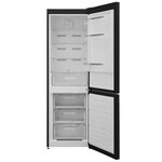 Réfrigérateur congélateur bas continental edison - 291 l total no frost  l 59 5 cm x h 186 cm inox noir