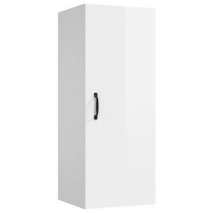 vidaXL Armoire murale suspendue Blanc brillant 34 5x34x90 cm