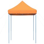 vidaXL Tente de réception pliable escamotable orange 200x200x306 cm