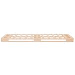 vidaXL Lit de palette 75x190 cm bois pin massif petit simple