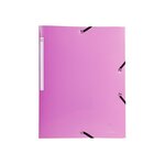 Chemise à élastiques 3 rabats PP OPAK - A4 - Coloris Aléatoire EXACOMPTA