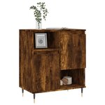 vidaXL Buffet Chêne fumé 60x35x70 cm Bois d'ingénierie