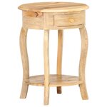 vidaXL Table d'appoint 37x37x61 cm Bois de manguier massif