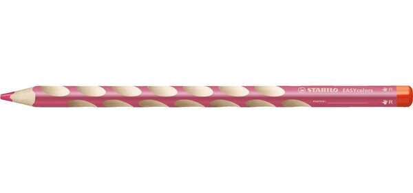 Crayons de couleur EASYcolors, pour droitiers, rose STABILO