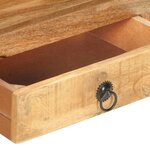 vidaXL Meuble TV 117x30x41 cm Bois de manguier massif brut