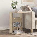 vidaXL Table d'appoint Chêne Sonoma 40 x 35 x 60 5 cm