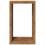 VidaXL Étagère à bois 60x40x100 cm acier résistant aux intempéries