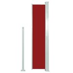 vidaXL Auvent latéral rétractable de patio 140x300 cm Rouge