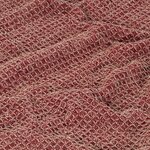vidaXL Couverture en coton 160 x 210 cm Bordeaux