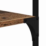 vidaXL Étagère Bois ancien 99 x 35 5 x 176 cm Bois d'ingénierie