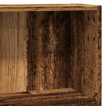 vidaXL Bibliothèque vieux bois 80x24x76 cm bois d'ingénierie