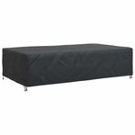 vidaXL Housse pour mobilier d'extérieur Noir 315 x 180 x 74 cm 210D