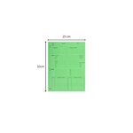 Paquet 25 chemises Avocat Imprimées Procédure 265g Vert EXACOMPTA