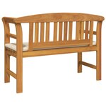 vidaXL Banc rose Naturel 114 x 46 x 82 5 cm Bois d'Acacia Massif