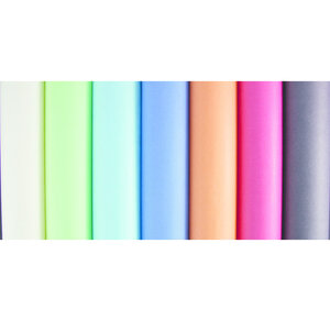 Lot 50 Rouleaux de papier Kraft couleur 3m x 0 7m. Coloris pastels assortis CLAIREFONTAINE