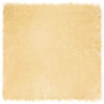 vidaXL Tapis en Peau de Mouton Synthétique Crème 200 x 200 cm
