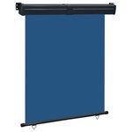 vidaXL Auvent latéral de balcon 145x250 cm Bleu