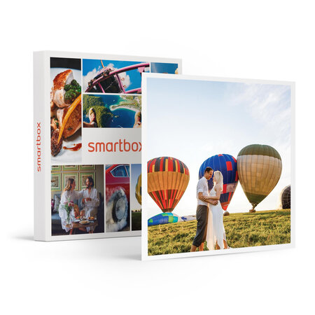 Vol en montgolfière pour un duo romantique - smartbox - coffret cadeau sport & aventure