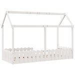 vidaXL Cadre de lit d'enfants forme de maison sans matelas 80x200 cm