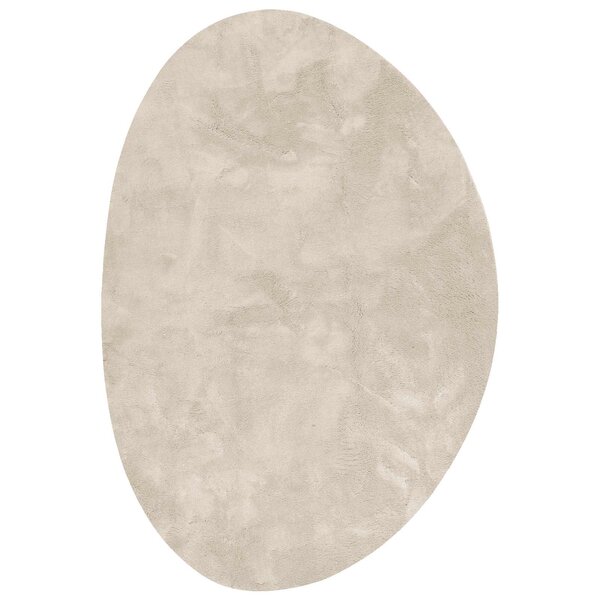 vidaXL Tapis HUARTE Beige 160 x 230 cm Polyester