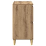 vidaXL Buffet Chêne artisanal 60 x 35 x 70 cm Bois d'ingénierie