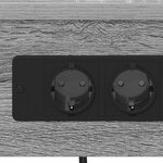 vidaXL Cabinet de chevet Gris Sonoma 41 x 31 x 76 cm Bois d'ingénierie