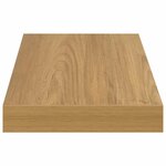 vidaXL Étagère Murale 4 Pièces Marron 40 x 23 5 x 4 cm Bois d'ingénierie