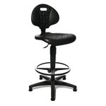 siège de travail TEC 20 Counter polyuréthane noir TOPSTAR