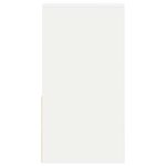 vidaXL Tables de chevet avec tiroir 2 Pièces blanc 35x34x66 5 cm