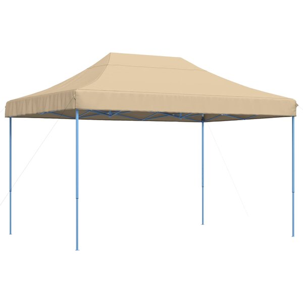 vidaXL Tente de fête 279 x 410 x 315 cm Beige Tissu Oxford