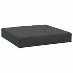 vidaXL Coussins de palette lot de 2 noir tissu oxford
